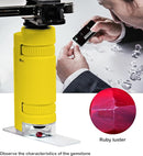 EasyMicro LED Lighted Pocket Microscope 60-120X Magnification Yellow Color by TinyTreasures Baby Boutique