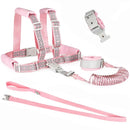Accmor Toddler Harness Leash, Reflective Kids Leashes with Anti Lost Wrist Link, 3 in 1 Child Harnesses with Key Lock Design for Girls, Baby Walking Wristband Rope Protection Belt Tether. by TinyTreasures Baby Boutique