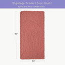 Bigacogo Chunky Knit Throw Blanket for Couch, 40x80 inches, 100% Hand Knitted with Thick Jumbo Chenille Yarn, Cozy Soft Large Rope Knot Cable Crochet Blankets for Sofa Bed Living Room, Antique Red by CozyNest Decor