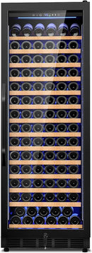 24 Inch Wine Cooler Refrigerator,179 Bottles Wine Fridge Large Capacity Professional Wine Cellars with Powerful Compressor,Quiet Operation and Elegant Design, Black by CozyNest Decor