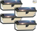 Solar Lights Outdoor, 4000LM 380 LEDs Solar Motion Lights Outdoor Waterproof, 3 Modes 270° Wide Angle Security Light for Stairways/Front Door/Garage/Deck（4 Pack） by GreenHaven Gardens