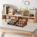 Display Wood Risers Wooden Stand 3 Tier 4 Set 12 Pieces Tiered Desert Wooden Stands Decorative Rectangular Display Cupcake Stands Cologne Perfume Racks(Brown) by CozyNest Decor