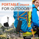 Wireless Portable Speaker,IPX7 Waterproof Bluetooth Speaker, 25W Loud Stereo Sound, Bassboom Technology, TWS Pairing, Built-in Mic, 16H Playtime with Lights for Home Outdoor - Black by TinyTreasures Baby Boutique