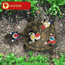 Sunthus Garden Gnome Turtle Statues Yard Art Resin Figurine Decorations Outdoor Garden Décor by CozyNest Decor