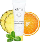 ELIMS Travel Size Nano Hydroxyapatite Toothpaste Fluoride Free - Xylitol Remineralizing Toothpaste for Whitening Sensitive Teeth - Orange Pineapple Mint Toothpaste for Adults & Kids 1oz by CozyNest Decor