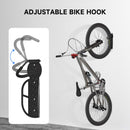 suptek 2 Packs of Vertical Bike Rack Wall Mount - Heavy Duty Garage Bike Hanger for Indoor Storage, Easy to Hang and Detach, Supports Up to 132 lb, BYPA01-2