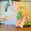 Sage Green Pink Balloons 12 Inch Olive Green Pastel Pink Ivory Metallic Gold Latex Balloon for Boho Baby in Bloom Fairy Floral Wildflower Tea Safari Jungle Baby Shower Birthday Party Decoration by CozyNest Decor
