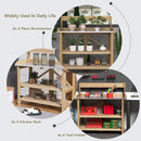 S AFSTAR Garden Potting Bench, Gardening Work Station Table with 2 Storage Shelves, Fir Wood Structure and Metal Tabletop, Gardening Table Potting Benches for Outside Backyard Balcony by GreenHaven Gardens