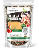 16-16-16 All Purpose Professional Fertilizer - Lawn & Flower & Tree & Shrub & Vegetable Garden Fertilizer (3 QUARTS)