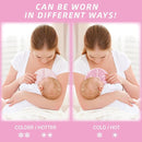 Breast Therapy Ice Packs Large Hot Cold Breast Pads, Nipple Cooling Gel Pads for Clogged Milk Duct Relief, Engorgement, Breast Augmentation Surgery, Breastfeeding Essentials for New Moms, 2 Pack by TinyTreasures Baby Boutique