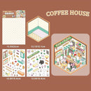 4 Sets DIY 3D House Stickers,Make Your Own Warm Home,Fun Cute Cartoon Stickers Scene Make Your Own Mini Room Scenes Miniature Supermarket for Relief Stress Pass The Time by TinyTreasures Baby Boutique