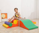 Toddler Foam Climbing Set Indoor - Kids Climb & Crawl Soft Activity Playset - Toddler Climber Gymnastics Equipment for Walking in Balance by TinyTreasures Baby Boutique