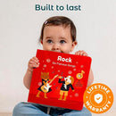 Cali's Books Rock Music Books for Toddlers 1-3 - Singing Button Sound Board Book for 2 Year Old Children, Musical Toddler Rock Songs Toys, 18 Month Interactive Learning Toy, USB-C Rechargeable by TinyTreasures Baby Boutique
