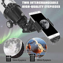 Telescope for Adults Astronomy Beginners, 80mm Aperture 800mm Refractor Telescopes for Adults High Powered with AZ Mount, Carry Bag, Phone Mount by TinyTreasures Baby Boutique