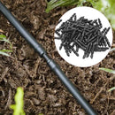 Kalolary 150 Pieces 1/4’’ Straight Barbed Connectors, Fitting Drip Irrigation Fitting Drip Irrigation Barbed Coupling Single Barbed Connector for Irrigation Tubing System and Garden by GreenHaven Gardens