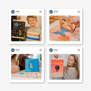 Sculpd Kids Painting Kit, Paint Craft Set for Kids Age 4 to 6, Includes 10 Colour Paint Set, 4 Paint Pens, 2 Canvases, Easels, Magnetic Picture Frame, Additional Art Supplies and Free Guidebook by TinyTreasures Baby Boutique