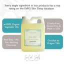 SoCal Suds & Company - 2-in-1 Organic Foaming Baby Wash Castile Soap & Shampoo Refill - Gentle Body Soap for Sensitive Gentle Bath -Nourishing Soothing Ingredients -Newborn Baby - Fragrance Free, 32oz by TinyTreasures Baby Boutique
