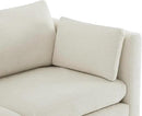 CHITA Small Modular Sectional Fabric Sofa Set, Extra Comfty Loveseat Cloud Couch, FSC Certified Modular Sectional Couch for Living Room, 78 inch Width, 2 Seat Modular Sofa, Linen by CozyNest Decor