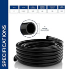 Alpine Corporation 100 Ft. PVC Tubing with 1" Inside Diameter for Ponds and Fountains, Black by GreenHaven Gardens