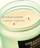 M&SENSE Orange Creamsicle Summer Scented Candle - 11.6oz Clean Non Toxic Natural Soy Wax 70-Hour Slow Burning Candle, 2-Wick Long Lasting Home Fragrance Gifts for Housewarming & Anniversaries by CozyNest Decor