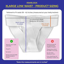 Patented Women’s Pelvic Floor Orthotic Support Belt ― Uterus Pain Relief Girdle for Prolapsed Bladder, Vulvar Varicosities, Postpartum Recovery, SPD | Low Waist - White (XL) by TinyTreasures Baby Boutique
