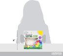 Creative Roots Mosaic Flower Garden Stepping Stone Kit, Includes 7-Inch Ceramic Stone & 6 Vibrant Paints, DIY Stepping Stone Kit for Kids Ages 6+ by TinyTreasures Baby Boutique