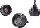 Inner 3/4 inch to Single 1/4 Pipe Joint with Four Black Strainer 6-Point Washers，Garden Irrigation System Used in Gardens,Lawns by GreenHaven Gardens