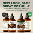 Kukka Clove Oil for Teeth and Gums - 4 Fl Oz - 100% Pure Natural Clove Essential Oil - Steam distilled from Flower Buds for Potency - Perfect Solution for Oral Care, Hair, Diffuser & Soap Making Scent by CozyNest Decor