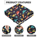 Toddler Booster Seat for Dining Table, Kids Booster Seat for Kitchen Chair with Backrest and Adjustable Straps, Non-Slip Portable PU Waterproof Travel Camping Eating Baby Booster Increasing Cushion by TinyTreasures Baby Boutique