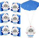 ArtCreativity 24-Pack / 2" Mini Astronaut Paratroopers – Durable Parachute Toys for Kids – Space-Themed Party Favors, Astronaut Piñata Fillers, and Goodie Bag Toys by TinyTreasures Baby Boutique