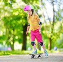 Kids Bike Helmet Set Adjustable for Children, Boys, Girls and Teenagers Aged 3-8 Years Includes Elbow, Knee, Wrist Guards Children's Helmet Protection Set for Bikes SkateboardsRollerskates by TinyTreasures Baby Boutique