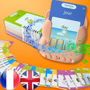 Talking Flash Cards for Kids - French Bilingual English Flashcard for Toddlers 3-12, Test Mode, 510 Sight Words, Audible Pocket Speech, Sensory Toys for Autism, Boys Girls Gifts (French) by TinyTreasures Baby Boutique