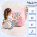 HOMMPA Kids Bean Bag Chair Stuffed Toddler Bean Bag Sofa with Pocket Filler Bean Bag Chair for Kids Boys and Girls Baby Lazy Floor Sofa Chair for Gaming Reading Playing Pink by TinyTreasures Baby Boutique