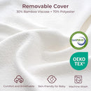 Momcozy CozyPro Nursing Pillow for Breastfeeding - All Around Ergonomic Comfort & Support - Pioneering Safety Fence - Plus Size Wider Feeding Pillow with Lumbar Support for Easier & Healthier Nursing by TinyTreasures Baby Boutique