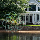 VEWOGARDEN Large Wind Spinners for Yard and Garden, Waterproof Metal Doubles Wind Spinners Outdoor Decor, Wind Sculptures & Spinners with Stakes (23" W * 80" H) by GreenHaven Gardens