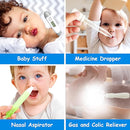 Baby Healthcare and Grooming Kit, 28 in 1 Portable Baby Essentials Kit Electric Nail Trimmer Set with Gas Relief Hair Brush Comb Nasal Aspirator for Newborn Boys Girls (Grey White) by TinyTreasures Baby Boutique