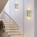 Modern Chrome Crystal Wall Sconce Light Fixtures, Wall Mount Lamps for Bedroom Living Room Bathroom Vanity Mirror by CozyNest Decor