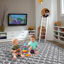 Baby Play Mat - 79" X 71",Premium Thicker Foam One-Piece Crawling Mat, Machine Washable, Extra Large Anti-Slip Activity Playmat for Babies, Toddlers & Infants by TinyTreasures Baby Boutique