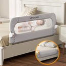 Folding Bed Rail for Toddlers,Baby Bed Rail Guard with Reinforced Anchor Safety System,Fit Bunk,Full Size,Queen,King,Twin(Grey,43"x23.6") by TinyTreasures Baby Boutique