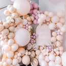 130pcs Blush Pink Balloons Different Sizes 18" 12" 10" 5" Boho Pink Latex Balloon Garland Arch Kit for Birthday Baby Shower Graduation Wedding Gender Reveal Party Decorations by CozyNest Decor