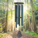 Sympathy Wind Chimes Outdoor Deep Tone,36Inch Melody Wind Chimes Large with 6 Heavy Tubes Tuned Bass Tone,Memorial Windchimes Personalized for Mother Father,Garden Decor Chime,Forest Green by CozyNest Decor