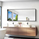 Black Bathroom Mirror, 72x30 Inch Rectangular Deep Frame Mirror, Large Wall Mounted Bathroom Vanity Mirror Over Sink for Bedroom,Restroom, Living Room, Hangs Vertically or Horizontally by CozyNest Decor