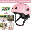 KAMUGO Kids Bike Helmet Set, Toddler Helmet for Ages 2-8 Boys Girls with Sports Protective Gear Set Knee Elbow Wrist Pads for Skateboard Cycling Scooter Rollerblading by TinyTreasures Baby Boutique