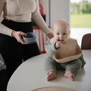 mushie Silicone Baby Bib | Adjustable Fit Waterproof Bibs (Bees) by TinyTreasures Baby Boutique