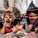 Face Painting Kit For Kids Party,22 Colors Face Paint Kit Includes Paint Tray,Sponges,Brushes and Stencils,Professional Face Painting Kit Non Toxic for Kids and Adults Halloween Makeup by TinyTreasures Baby Boutique