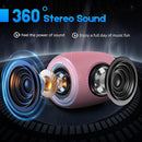Portable Bluetooth Speaker, BT5.3 Wireless Speaker 20W Bass Diaphragms with Multi LED Light Dynamic Modes, IPX6 Waterproof 16H Playtime supports FM Mode, TF, USB for Home, Cycling, Outdoor, Beach by TinyTreasures Baby Boutique