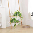 Tiita 2 Pack Fake Plants Artificial Scindapsus Aureus in Pots, Realistic Fake Greenery Potted Plants for Home Office Desk Window Sill Bathroom Bedroom Outdoor Indoor by CozyNest Decor
