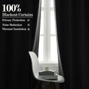Full Blackout Privacy Curtains, 240 Inch Extra Wide Linen Blend Drapes, Pinch Pleat Window Drapery for Room Divider Storage/Space Room Separation, 1 Panel, W 240" x L 96", Light Grey by CozyNest Decor