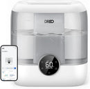 Dreo Smart Humidifiers for Bedroom, 6L Top Fill Supersized Cool Mist Humidifier for Large Room, 60 Hour Runtime, Quiet Ultrasonic Humidifiers for Plants, Baby, Nursery, Indoor, Home, Night Light, Gray by TinyTreasures Baby Boutique