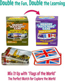 Menique Explore The World Memory Matching Game – 100 Cards (50 Pairs) with Famous Landmarks from 50 Countries – Includes Flag, Country & Place – Educational Geography Game + Informative Booklet by TinyTreasures Baby Boutique